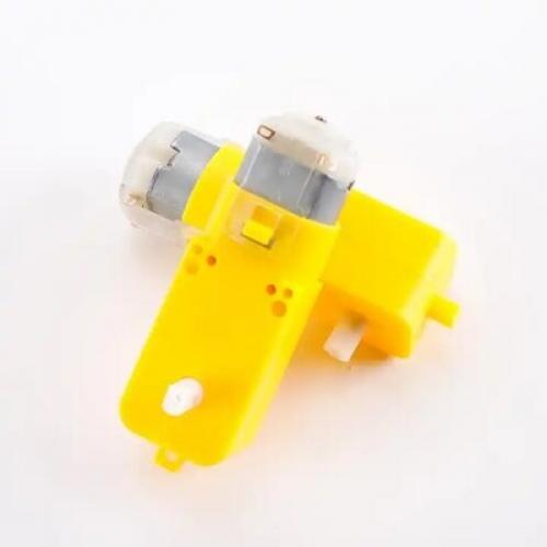 Intelligent plastic gear motor 3v 6v small yellow plastic gear box micro electric TT dc motor
